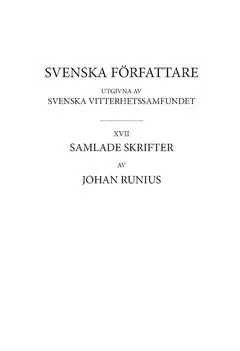 Snabb leverans Samlade skrifter 1